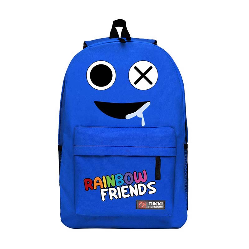 Adult Unisex Lightweight Casual Sports Big Eyes Rainbow Backpack Students Schoolbag