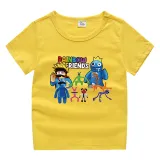 Toddler Kids Boy Cartoon Aliens Friends Cotton T-shirts
