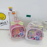 Toddler Kids Cartoon Fashion Sequin Glittering Princess Backbag