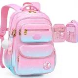 Toddler Kids Girls Lightweight Pink Backpack Schoolbags