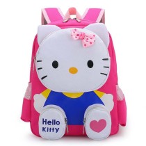 Toddler Kids Fashion Schoolbag Cartoon Cat Kitten Kindergarten Backbags
