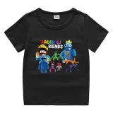 Toddler Kids Boy Cartoon Aliens Friends Cotton T-shirts
