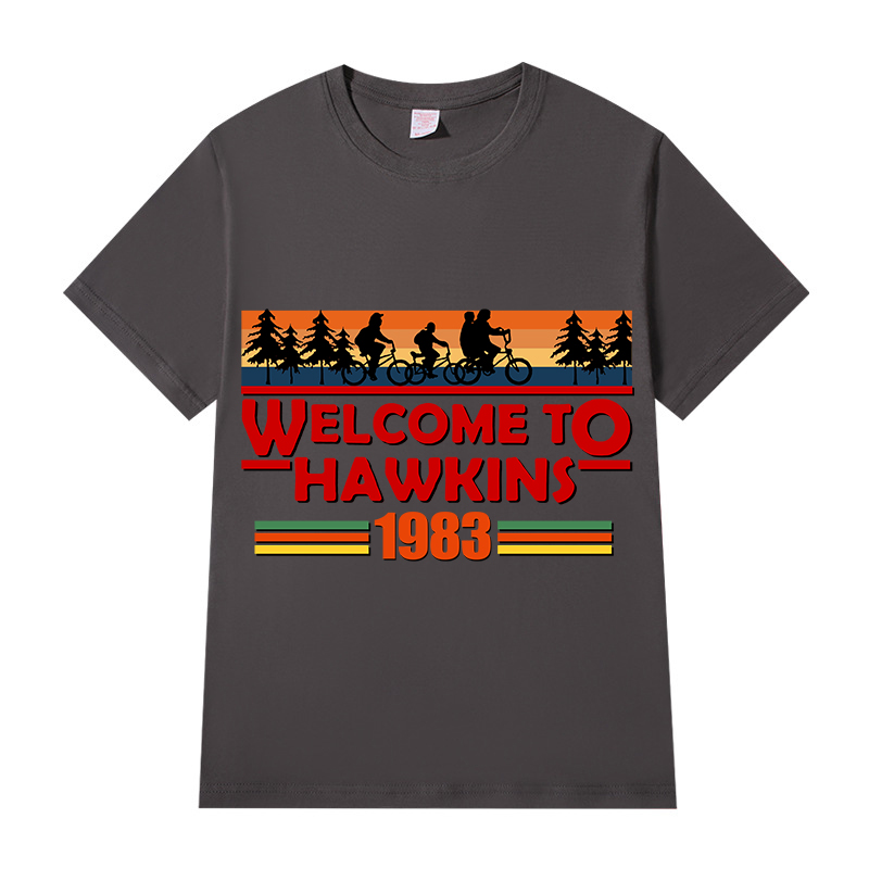 Adult Unisex Top Exclusive Design Welcome To Hawkins T-shirts