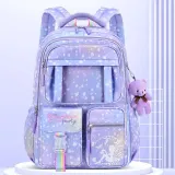 Toddler Kids Girl Casual Lightweight Pink Heart Backpack Waterproof Schoolbags
