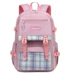 Toddler Kids Senior Lightweight Casual Sports Plaids Backpack Schoolbags