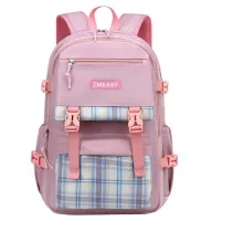 Toddler Kids Senior Lightweight Casual Sports Plaids Backpack Schoolbags