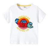 Toddler Kids Boy Quiet Game Character Cotton T-shirts