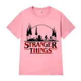 Adult Unisex Top Exclusive Design Stranger Trees Friends Riding Bicycles T-shirts
