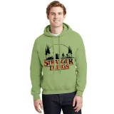 Adult Unisex Top Exclusive Design Stranger Trees Friends Riding Bicycles T-shirts