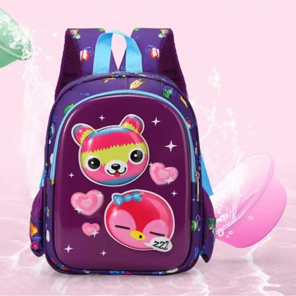 Toddler Kids Fashion Schoolbag Cartoon Bear Primary School Backpacks