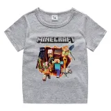 Toddler Kids Boy Cartoon Walking Blocks Cotton T-shirts