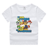 Toddler Kids Boy Cartoon Tops Good Job Puppy Dog T-shirts