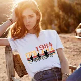 Adult Unisex Top Exclusive Design Hawkins Indiana 1984 T-shirts
