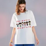 Adult Unisex Top Exclusive Design Friends Don't Lie Cartoon T-shirts