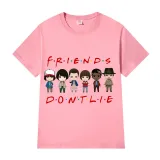 Adult Unisex Top Exclusive Design Friends Don't Lie Cartoon T-shirts