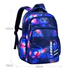 Toddler Kids Senior Starry Night Lightweight Backpack Breathable Schoolbags