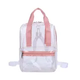 Adult Unisex Casual PVC Transparent Backpack Handbag