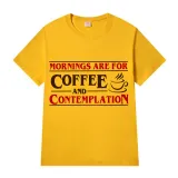 Adult Unisex Top Exclusive Design Mornings Are For Coffee And Contemplation T-shirts