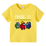 Toddler Kids Boy Crown Among Game Cotton T-shirts