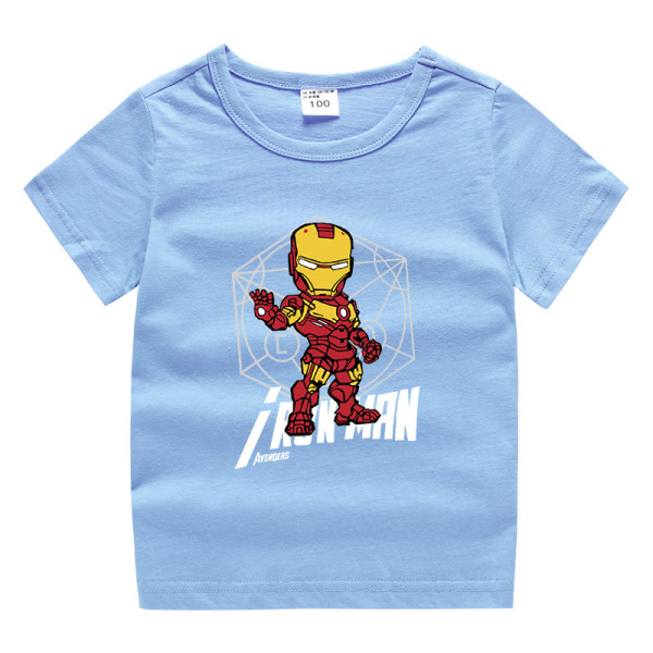 Toddler Kids Boy Cartoon Heroes Cotton T-shirts