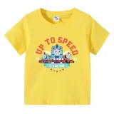 Toddler Kids Boy Thomas Train Up To Speed Cotton T-shirts