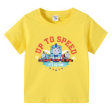 Toddler Kids Boy Thomas Train Up To Speed Cotton T-shirts