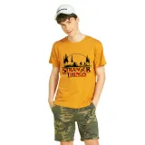 Adult Unisex Top Exclusive Design Stranger Trees Friends Riding Bicycles T-shirts