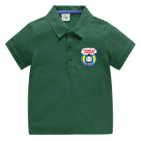 Toddler Kids Boy Thomas Train Cotton Polo T-shirt