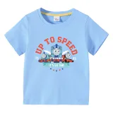 Toddler Kids Boy Thomas Train Up To Speed Cotton T-shirts
