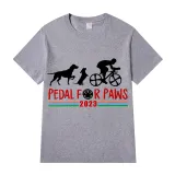 Adult Unisex Top Exclusive Design Pedal For Paws T-shirts