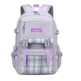 Toddler Kids Senior Lightweight Casual Sports Plaids Backpack Schoolbags