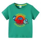 Toddler Kids Boy Quiet Game Character Cotton T-shirts
