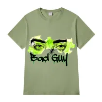 Adult Unisex Top Exclusive Design Hiphop Bad Guy Eye Music Rock T-shirts