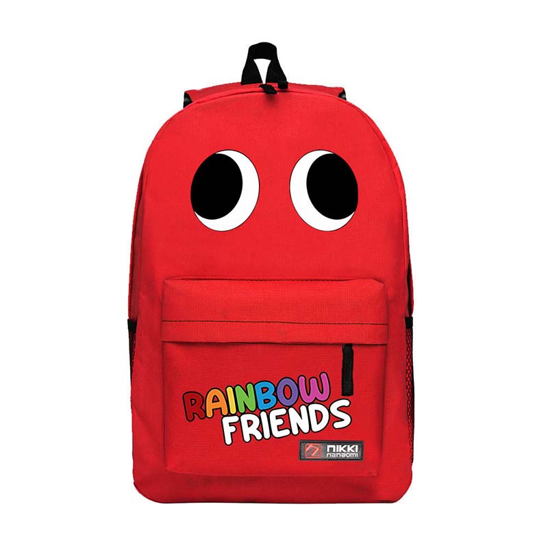 Adult Unisex Lightweight Casual Sports Squint Big Eyes Friends Backpack Students Schoolbag
