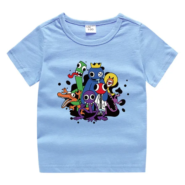 Toddler Kids Boy Cartoon Friends Game Cotton T-shirts