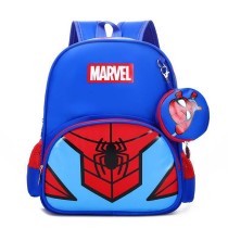 Toddler Kids Fashion Schoolbag Cartoon Spider Kindergarten Backbags with Coin Purse