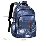 Toddler Kids Senior Starry Night Lightweight Backpack Breathable Schoolbags