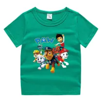 Toddler Kids Boy Cartoon Tops Paw Puppy Dog T-shirts