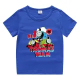 Toddler Kids Boy Thomas No.1 Train Team Cotton T-shirts
