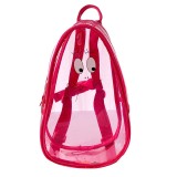 Toddler Kids Cartoon PVC Transparent Backpack Jelly Schoolbag