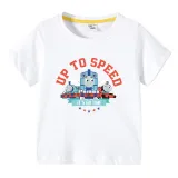 Toddler Kids Boy Thomas Train Up To Speed Cotton T-shirts