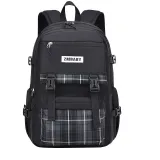 Toddler Kids Senior Lightweight Casual Sports Plaids Backpack Schoolbags
