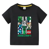 Toddler Kids Boy Cartoon Sports Blocks Cotton T-shirts