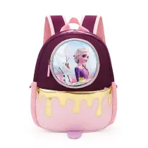 Toddler Kids Fashion Schoolbag Cartoon Princess Snowman Kindergarten Backbags