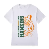 Adult Unisex Top Exclusive Design Hawkins High School 1986 Tiger T-shirts