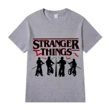 Adult Unisex Top Exclusive Design Stranger Riding Bicycles T-shirts