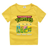 Toddler Kids Boy Turtles Games Cotton T-shirts