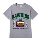 Adult Unisex Top Exclusive Design Hawkins Middle School A.v.club 1983 T-shirts