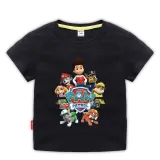 Toddler Kids Boy Cartoon Paw Puppy Jumping Dog T-shirts