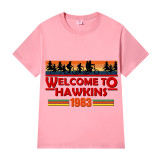 Adult Unisex Top Exclusive Design Welcome To Hawkins T-shirts